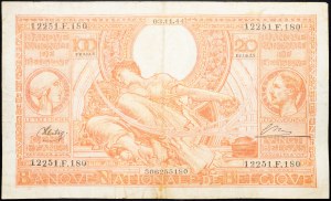 Belgien, 100 Francs 1944