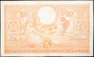 Belgium, 100 Francs 1944