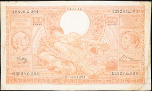 Belgio, 100 franchi 1944