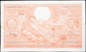 Belgie, 100 franků 1944