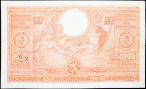 Belgien, 100 Francs 1944