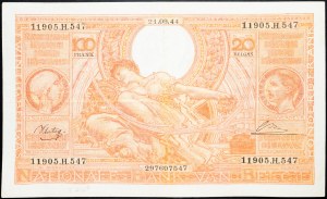 Belgia, 100 franków 1944