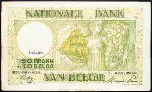 Belgique, 50 Francs 1945