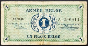 Belgique, 1 Franc 1946