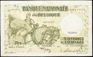 Belgique, 50 Francs 1947