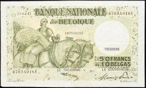 Belgique, 50 Francs 1947