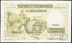 Belgie, 50 franků 1947
