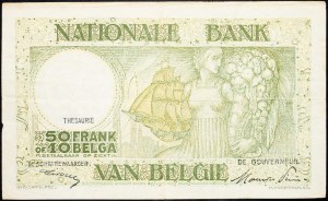 Belgicko, 50 frankov 1947