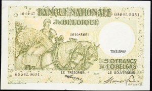 Belgie, 50 franků 1947