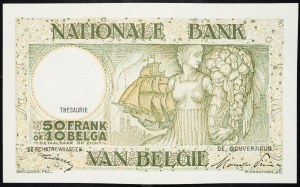Belgium, 50 Francs 1947