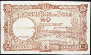 Belgie, 20 franků 1948