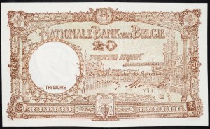 Belgia, 20 franków 1948