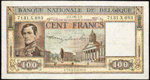 Belgique, 100 Francs 1949
