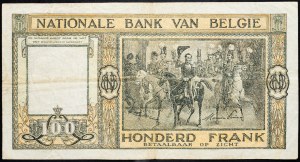 Belgia, 100 franków 1949