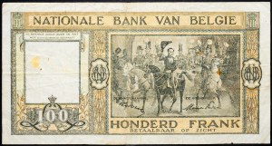 Belgicko, 100 frankov 1949