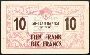 Belgicko, 10 frankov 1954