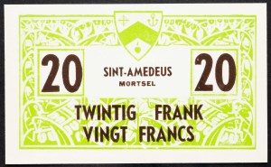 Belgie, 20 franků 1954