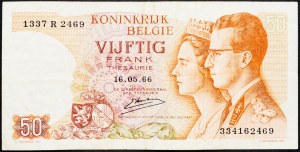 Belgicko, 50 Frank 1966