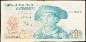 Belgia, 500 Frank 1971