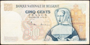 Belgie, 500 Frank 1971