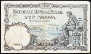 Belgien, 5 Francs 1988