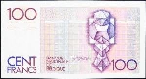 Belgium, 100 Francs 1982-1989