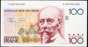 Belgien, 100 Francs 1982-1989