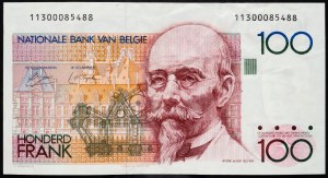 Belgia, 100 franków, 1982-1989