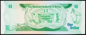 Belize, 1 dollar 1980