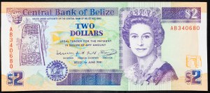 Belize, 2 dolary 1991