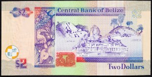 Belize, 2 dolarů 1999