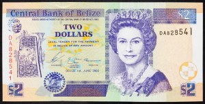 Belize, 2 dolary 2003