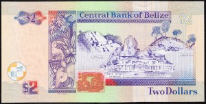 Belize, 2 Dollars 2003