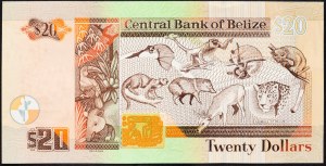 Belize, 20 dolarů 2007