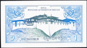 Bhután, 1 Ngultrum 1981