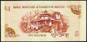 Bhutan, 5 Ngultrum 2006 r.
