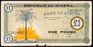 Biafra, 1 sterlina 1967