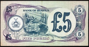 Biafra, 5 Pounds 1968-1969
