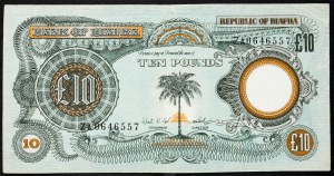 Biafra, 10 sterline 1968-1969