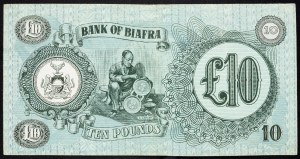 Biafra, 10 funtów 1968-1969