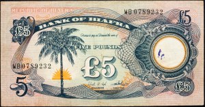 Biafra, 5 Pfund 1968-1970