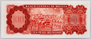 Bolívie, 100 Bolivianos 1962