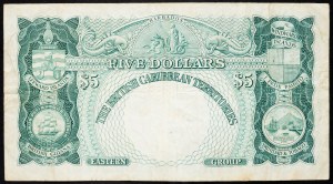 Britská Západní Indie, 5 dolarů 1953