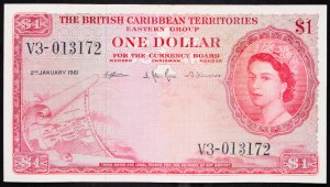 Antilles britanniques, 1 dollar 1961