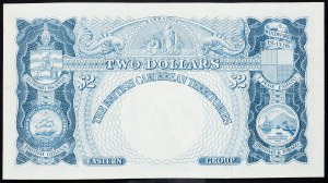 British West Indies, 2 Dollars 1964