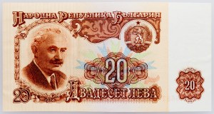 Bulgarie, 20 Leva 1974