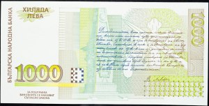 Bulharsko, 1000 leva 1994