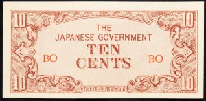 Birma, 10 centów 1942