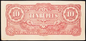 Burma, 10 Rupees 1942-1944