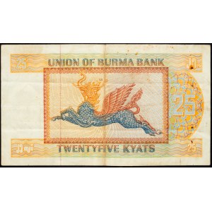 Burma, 25 Kyats 1972